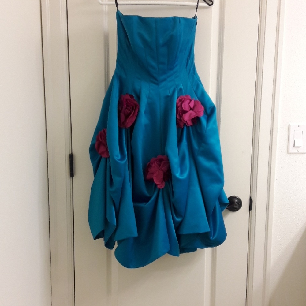 Betsey Johnson strapless formal dress, size 8
